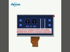 Módulo LCD TFT de 7 pulgadas con pantalla LCD de 50 pines 800x480 RGB 24 bits para aplicaciones industriales