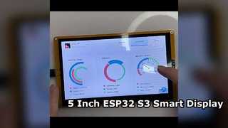 Pantalla táctil de placa de desarrollo ESP32 S3 de 5 pulgadas