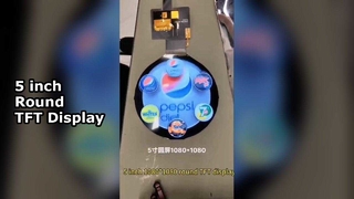 Módulo LCD TFT circular de 5 pulgadas 1080x1080