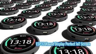 Módulo de pantalla ESP32-C3 redondo de 1,28 pulgadas