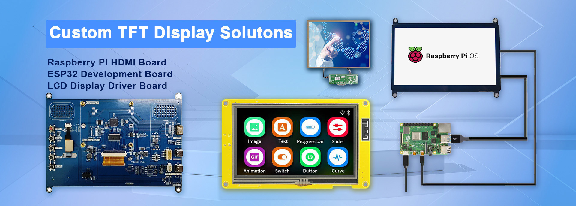 calidad Display LCD de tipo TFT fábrica
