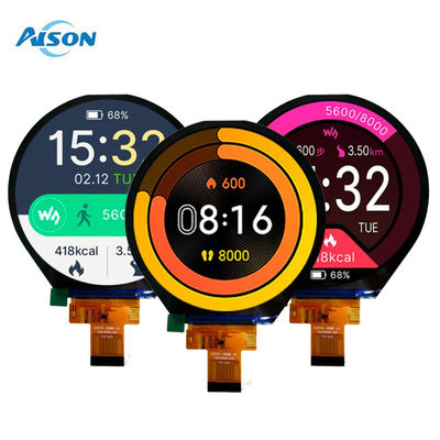 3.4 pulgadas 800x800 Circular Touch TFT Display con interfaz MIPI
