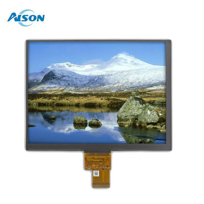 Display LCD TFT de 8 pulgadas de 1024x768 con interfaz LVDS 1000 cd/m2