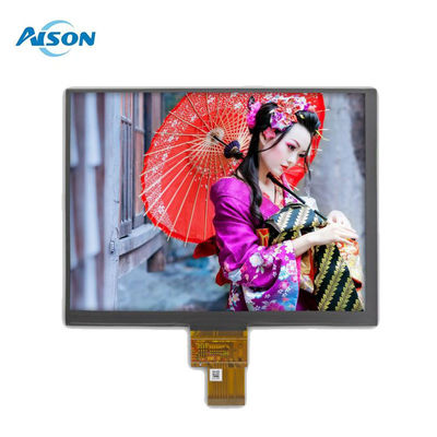Display LCD TFT de 8 pulgadas de 1024x768 con interfaz LVDS 1000 cd/m2