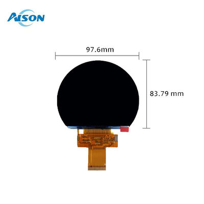 3.54 pulgadas Ronda TFT Display 800x640 TFT Display Panel forma de lámpara para el instrumento de la motocicleta