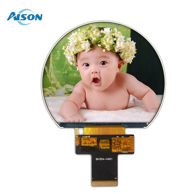 3.54 pulgadas Ronda TFT Display 800x640 TFT Display Panel forma de lámpara para el instrumento de la motocicleta