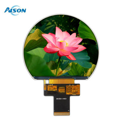3Display TFT redondo de.54 pulgadas 800x640 SPI Display TFT 1000 Cd/M2 con interfaz RGB 3SPI+18Bit