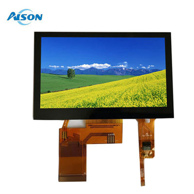 4.3 pulgadas pantalla LCD 400 Cd/M2 IPS capacitiva pantalla táctil 480x272
