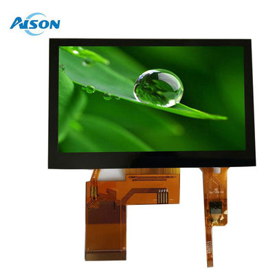4.3 pulgadas 480x272 TFT capacitivo con pantalla táctil 40 pines TFT con pantalla táctil 400 Cd/M2