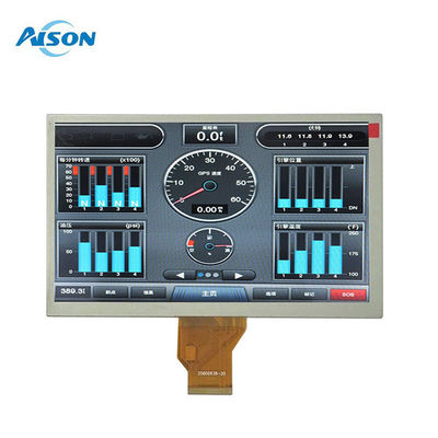 8 pulgadas de 800x480 TFT LCD Display Alto brillo 1000cd/m2 para aplicaciones industriales Interfaz RGB
