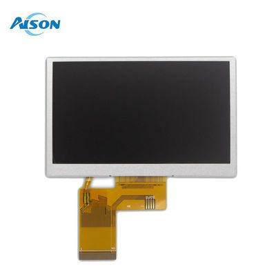 4.3 pulgadas 800x480 IPS TFT pantalla LCD 450 Cd/M2 Interfaz RGB
