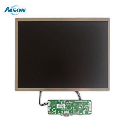 12.1 pulgadas Display 900:1 1024x768 Display 650 Cd/M2 Interfaz LVDS