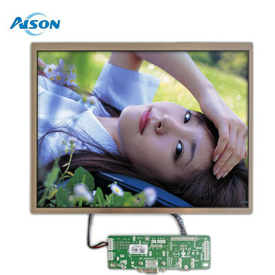 12.1 pulgadas Display 900:1 1024x768 Display 650 Cd/M2 Interfaz LVDS