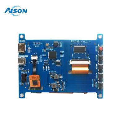 4.3 pulgadas capacitiva pantalla táctil IPS transmitente pantalla táctil 40 pin para Raspberry PI