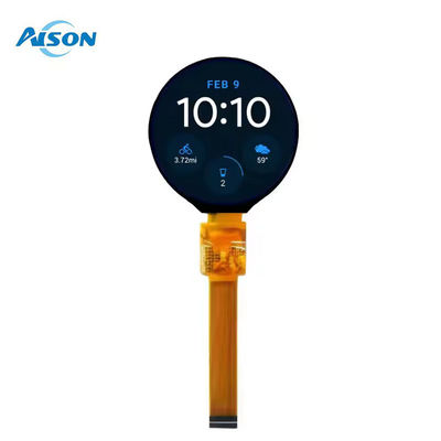 1.6 pulgadas 400x400 Display TFT de círculo personalizado 230 Cd/M2 ST77903 Interfaz QSPI