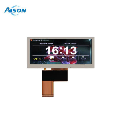 3.9 pulgadas 480x128 Bar de paisaje Tipo de pantalla LCD 500 Cd/M2 Bar extendida Monitor LCD personalizado