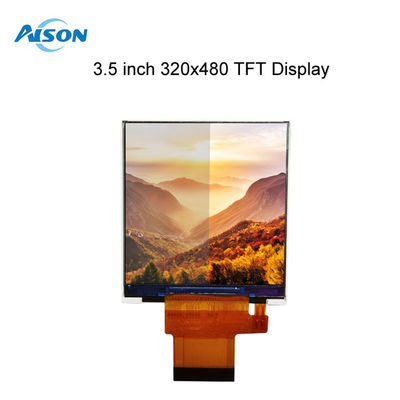 3.5 pulgadas TFT LCD Modulo 320x480 Retrato LCD Display 500 cd/m2 Interfaz MCU/RGB