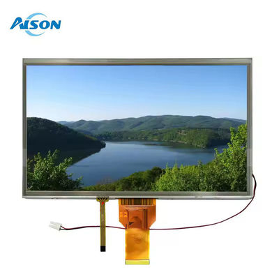 10.1 pulgadas 1024X600 IPS TFT LCD Display Interfaz RGB de 50 pines con panel táctil resistivo