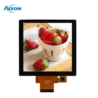 Display LCD TFT cuadrado de 4 pulgadas 480x480 Display táctil TFT cuadrado 300 cd/m2 Interfaz 3SPI+RGB