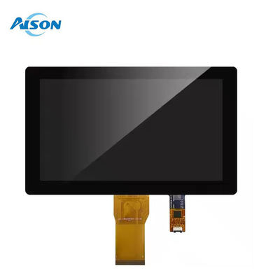 Pantalla TFT de 7 pulgadas 1024x600 IPS con USB I2C Interfaz TFT Con pantalla táctil capacitiva Área activa 154.21 x 85.92mm