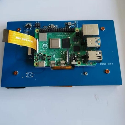 Pantalla LCD IPS MIPI-DSI de 7 pulgadas con pantalla táctil capacitiva para Raspberry Pi 5 4 3