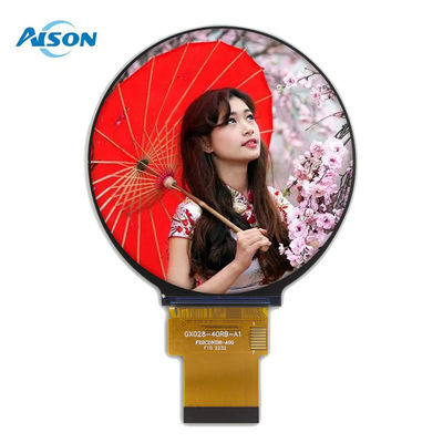 2.76 pulgadas 480x480 Circular IPS TFT LCD Modulo MIPI Interfaz 300 nits 2,8 pulgadas Display redondo