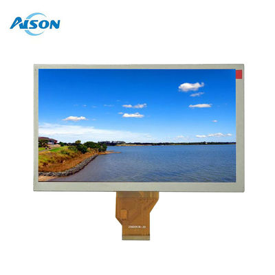 8 pulgadas de 800x480 TFT LCD Display Alto brillo 1000cd/m2 para aplicaciones industriales Interfaz RGB