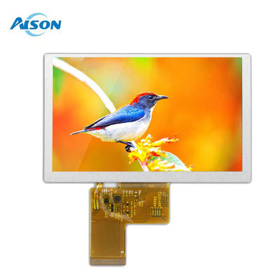 Pantalla LCD TFT de 5 pulgadas 800x480 Pantalla 500 Cd/M2 RGB 24 Bit TN 40pin
