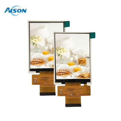 2.8 pulgadas 240x320 IPS LCD TFT Modulo 350cd/m2 Interfaz SPI/MCU/RGB